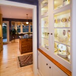 Butlers pantry with glass doors