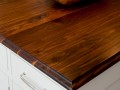 Walnut island countertop